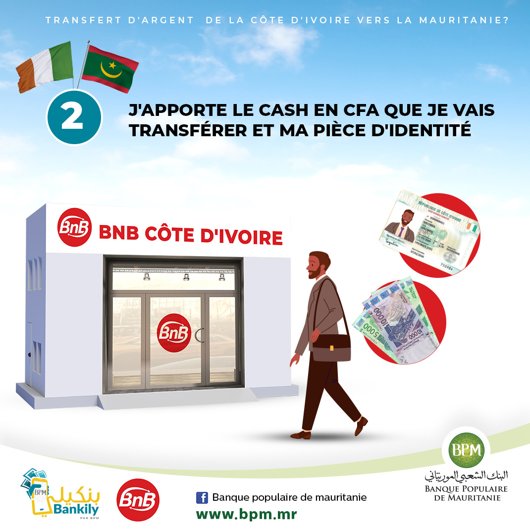 Transfert d’argent vers la Côte d’Ivoire 2