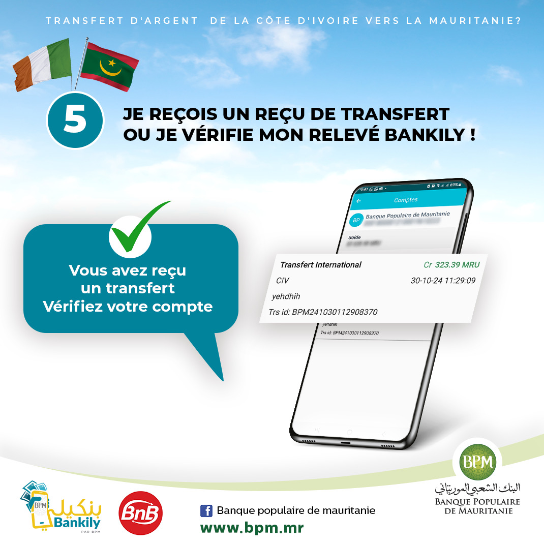 Transfert d’argent vers la Côte d’Ivoire 5
