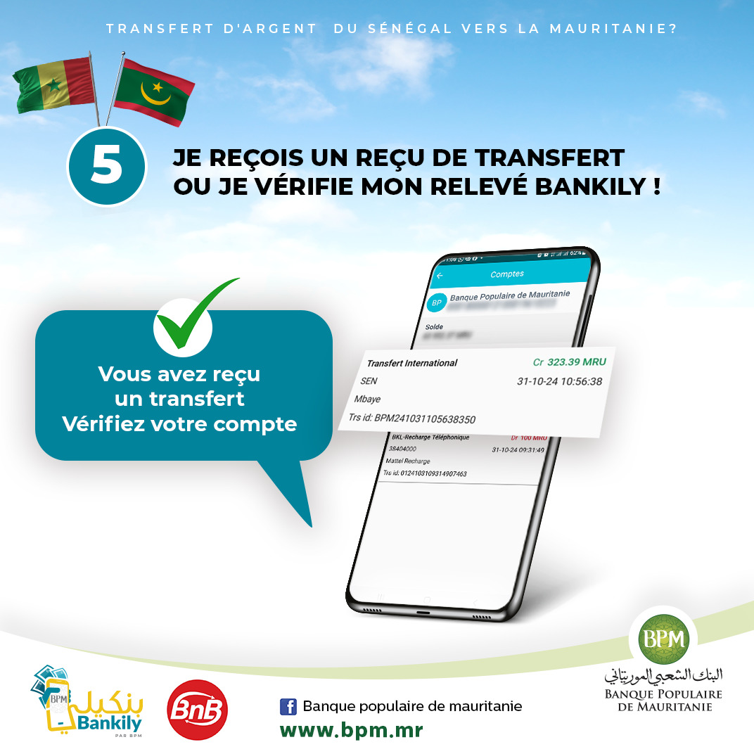 Transfert d’argent vers le Sénégal 5