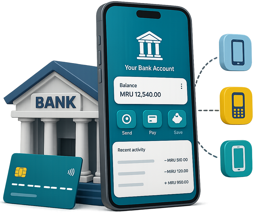 Bankily rend le compte bancaire accessible depuis le téléphone
